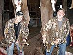 Me and my dad, mine was a 150 lbs Doe and my dad shot a 170 lbs 8-Pointer