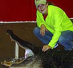 me with the gator