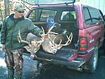 Johns double blackpowder kill. across the road from our food plots.