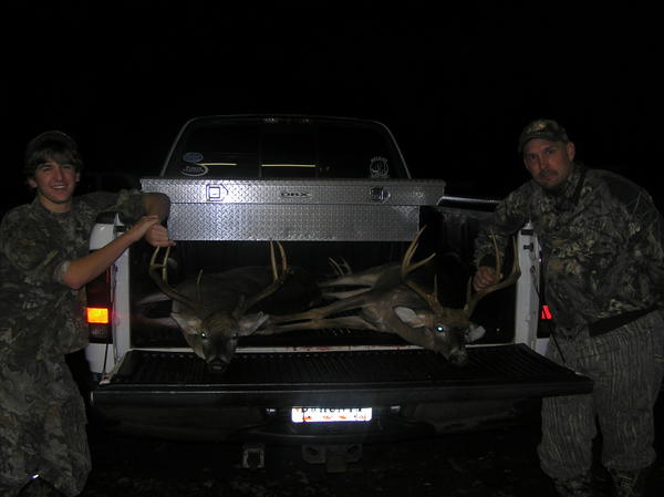 Two pretty blackpowder kills. 15mins apart. Me and dad