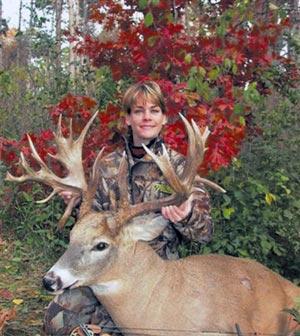 Woman bags 24-point buck in White Bear Township